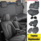(all Inclusive Custom)car 8-SEAT Covers Pad For Toyota Highlander 2020-2025 Gray New. Price: $197.99.