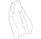 Genuine Gm Ebony And Lark Yellow Passenger Seat Back Cover 19250703 New. Price: $167.99.