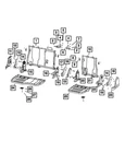 Genuine Mopar 2ND Row Manual Recliner 68271421AD New. Price: $142.78.