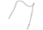 Genuine Volkswagen Release Cable 5N0-881-272 New. Price: $72.38.