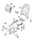 Genuine Mopar Front Seat Recliner Lever 68284385AA New. Price: $99.90.