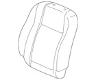 Genuine Honda Pad Front Seat-back 81527-TS8-L71 New. Price: $268.30.
