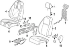 Honda 81121-3A0-A71ZF Rh Front Seat Back Cover 23-24 Cr-v New Genuine. Price: $255.97.