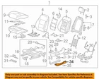 Gm Oem 17-24 Acadia Seats Tracks Driver Components-track Cover 23392488 New. Price: $28.17.