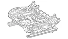 Genuine Mercedes-benz Seat Track 000-910-38-11 New. Price: $584.40.