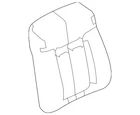Genuine Ford Seat Back Cushion Cover DL3Z-1564417-RB New. Price: $643.05.