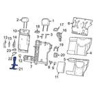 For Jeep Compass 2017-2025 6XF54DX9AB Rear Center Seat Back Frame Bracket New. Price: $115.13.