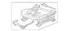13518952 Genuine Cadillac Chevrolet Gmc Right Side Seat Cushion Frame New. Price: $275.00.