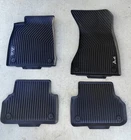 Audi A4 All Weather Floor Mats Oem 2017-2025 Rubber Front Rear Complete Set Used. Price: $110.00.
