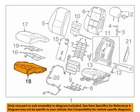 Gm Oem 14-20 Impala Driver Components-seat Cushion Pad 23105648 New. Price: $204.66.