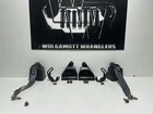 Rear Folding 97-02 Jeep Wrangler Tj Seat Bracket Mount Set Hardware & Belts Used. Price: $234.00.