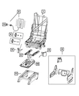 Genuine Mopar Manual Seat Adjuster 6BS24LXBAA New. Price: $486.06.