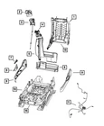 Genuine Mopar Seat Wiring 68024766AA New. Price: $21.97.