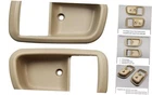 Front Driver & Passenger Interior Door Handle Trim Bezels For Toyota Beige New. Price: $24.11.