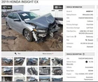 Driver Front Seat Bucket Cloth Manual Fits 19-22 Insight 4533630 Used. Price: $524.90.