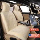 For Volvo XC90 Car Front 2 Seat Covers Sheepskin Warm Cushion Protector Pad Mat New. Price: $83.06.