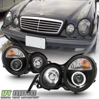 Black 1996-1999 Mercedes Benz W210 E300 E320 E430 Led Halo Projector Headlights New. Price: $198.99.