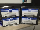 Black Mopar License Plate Frame With Jeep Logo Lot Of Four New. Price: $100.00.