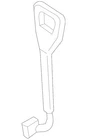 Genuine Mercedes-benz Release Handle 166-920-30-11-8N84 New. Price: $20.59.