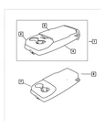 Genuine Mopar Rear Seat Center Armrest 5XZ76DX9AA New. Price: $425.88.