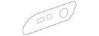 Genuine Gm Cocoa Driver Seat Adjuster Switch Bezel 22914484 New. Price: $41.54.