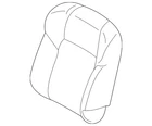 Genuine Nissan Seat Back Cushion Cover 87620-6RU6A New. Price: $1102.45.