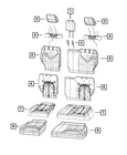 Genuine Mopar Rear Seat Back Cover Left 6ED07PD2AA New. Price: $214.20.