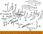Gm Oem 20-25 XT6 Tracks Second Row Seats-module 13534677 New. Price: $21.90.