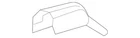 Genuine Mercedes-benz Seat Rail Cover 166-919-02-00-8N84 New. Price: $16.50.