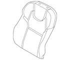 Genuine Volvo Seat Back Pad 31467026 New. Price: $148.31.