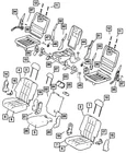 Genuine Mopar Seat Latch Cover ZS331D1AA New. Price: $32.45.
