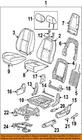 Gm Oem Front Seat-back Cushion Foam Pad 20772086 New. Price: $150.28.