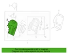 Genuine Genesis Seat Back Cover 88360-B1540-SSK 2018-2020 G80 New. Price: $675.95.