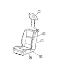 Genuine Mopar Front Seat Back Cover Left 5SP01LA8AA New. Price: $492.55.