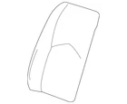 Genuine Gm Ebony Rear Driver Side Seat Back Cover 20820179 New. Price: $58.70.