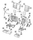 Genuine Mopar Rear Seat Cushion Cover 6CF96XDBAB New. Price: $313.20.