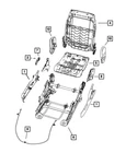 Genuine Mopar Front Seat Back Frame Passenger 4610146AA New. Price: $186.13.