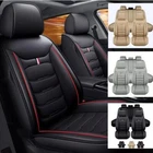 Leather Front Rear Car Covers Protectors 5-SEATS Cushion Full Set Universal New. Price: $69.99.