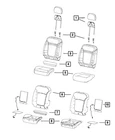 Genuine Mopar Seat Cushion Heated Pad Base 68140105AB New. Price: $119.37.