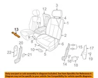 Chrysler Oem 08-09 Dakota Front Seat Components-hinge Cover SD741D5AB New. Price: $49.85.