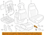 Gm Oem 2004 S10 Seats Tracks Front Components-recline Handle 89039093 New. Price: $33.94.