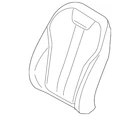 Genuine Bmw Seat Back Cover 52-10-7-412-713 New. Price: $1091.95.