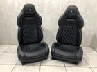 Oem Ferrari F12 Berlinetta Sport Seats Black Leather Pair Fully Electric Diamond Used. Price: $4000.00.