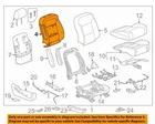 Gm Oem 08-20 Escalade Passenger Components-seat Back Pad 84381558 New. Price: $115.46.