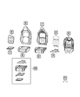 Genuine Mopar Heated Seat Element 68573149AA New. Price: $39.16.