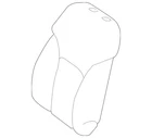 Genuine Mercedes-benz Outer Cover Seat Backr 292-910-67-02-9E43 New. Price: $812.50.