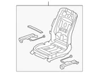 Genuine Honda Seat Frame 81136-SVA-A31 New. Price: $1905.57.