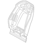 Genuine Audi Seat Back Panel 4M0-881-969-A-HW3 New. Price: $317.99.