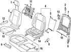 Genuine Ford Seat Armrest LK4Z99644A23CA New. Price: $197.46.