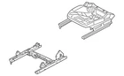 Genuine Volkswagen Seat Frame 3Q0-881-105-AK New. Price: $385.97.